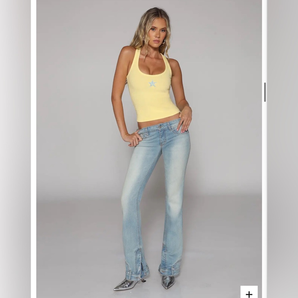 REVICE Light Blue Flare Jeans